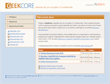 Tablet Screenshot of geekcore.cz